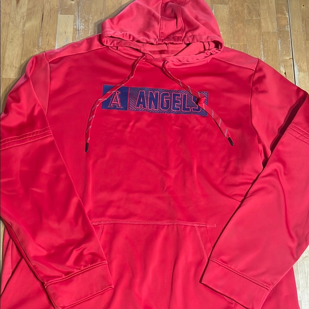 Red LA Angels pullover Hoodie
